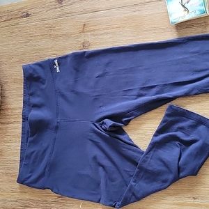 Women's, blue, workout capris. Size L.